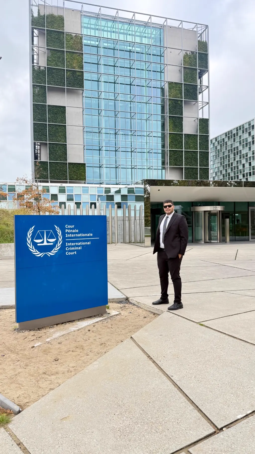 Mohamed Ashraf Hosny at the International Criminal Court, The Hague